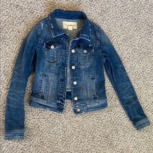 Anthropologie fitted  Denim Jacket